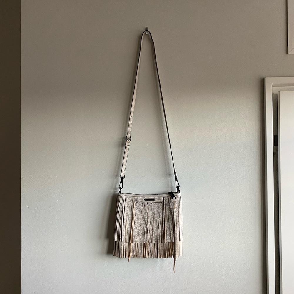 Rebecca Minkoff Leather Fringed Crossbody